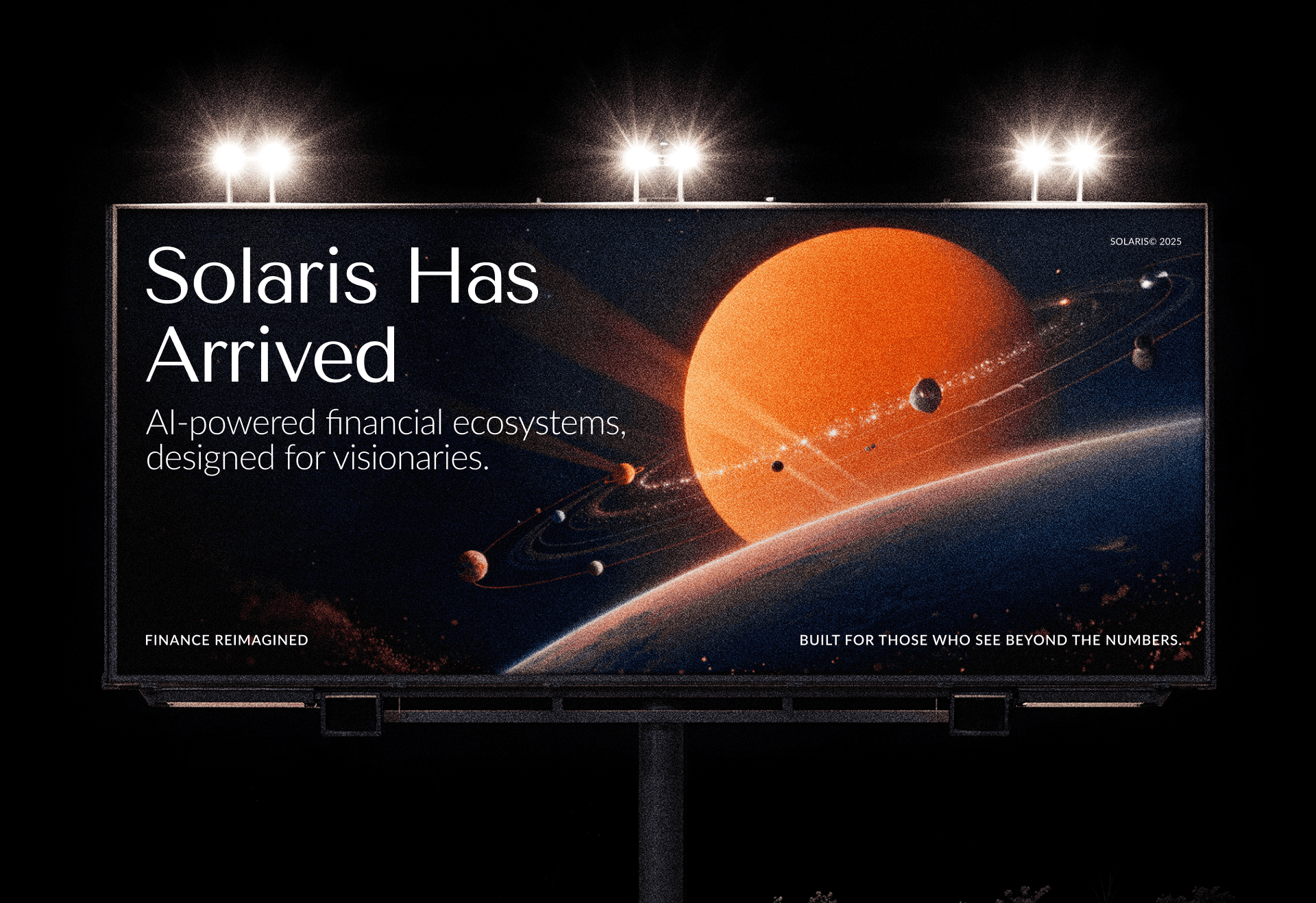 A restrained interface system keeps information legible while allowing the brand's editorial character to remain visible across formats.